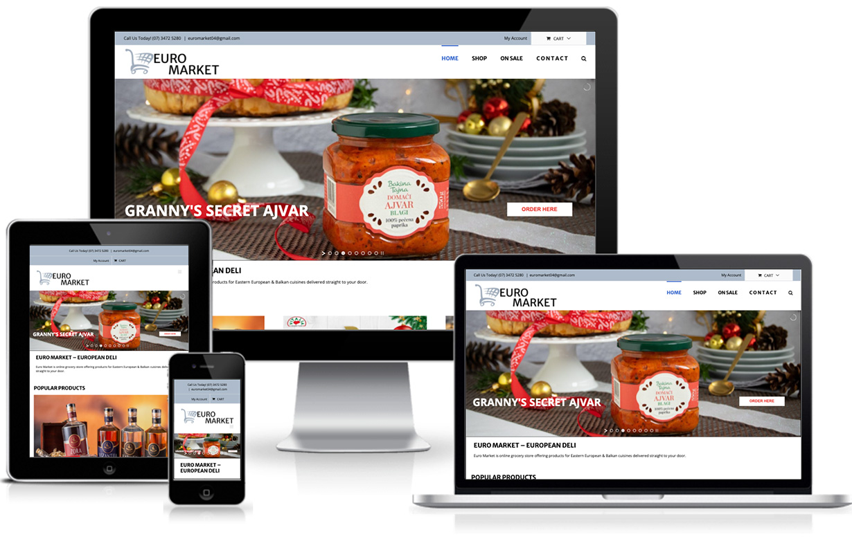 Brisbane ecommerce and online store Web Design
