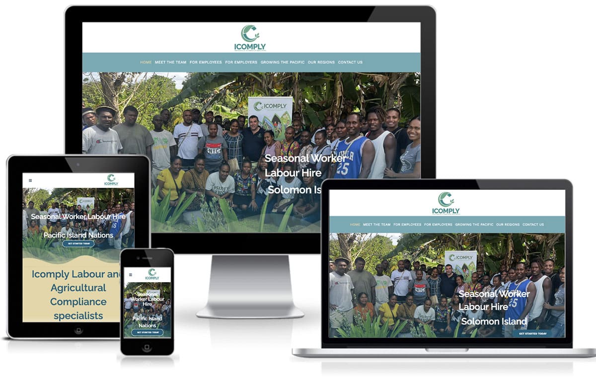 Scorched Media Website Design Portfolio - Icomply redesign