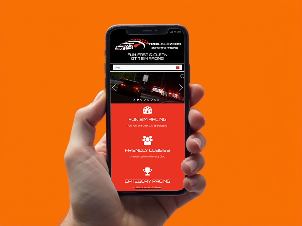 Trailblazers Mobile responsive website design