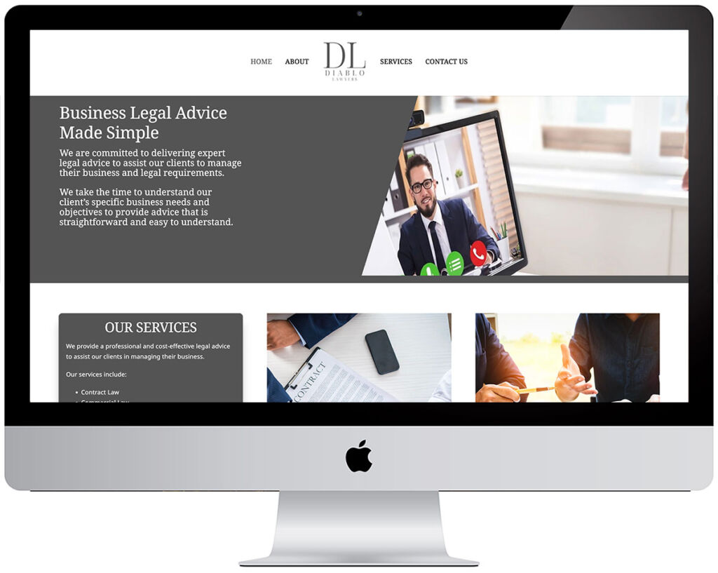 Scorched Media Website Design Portfolio - Diablo Lawyers