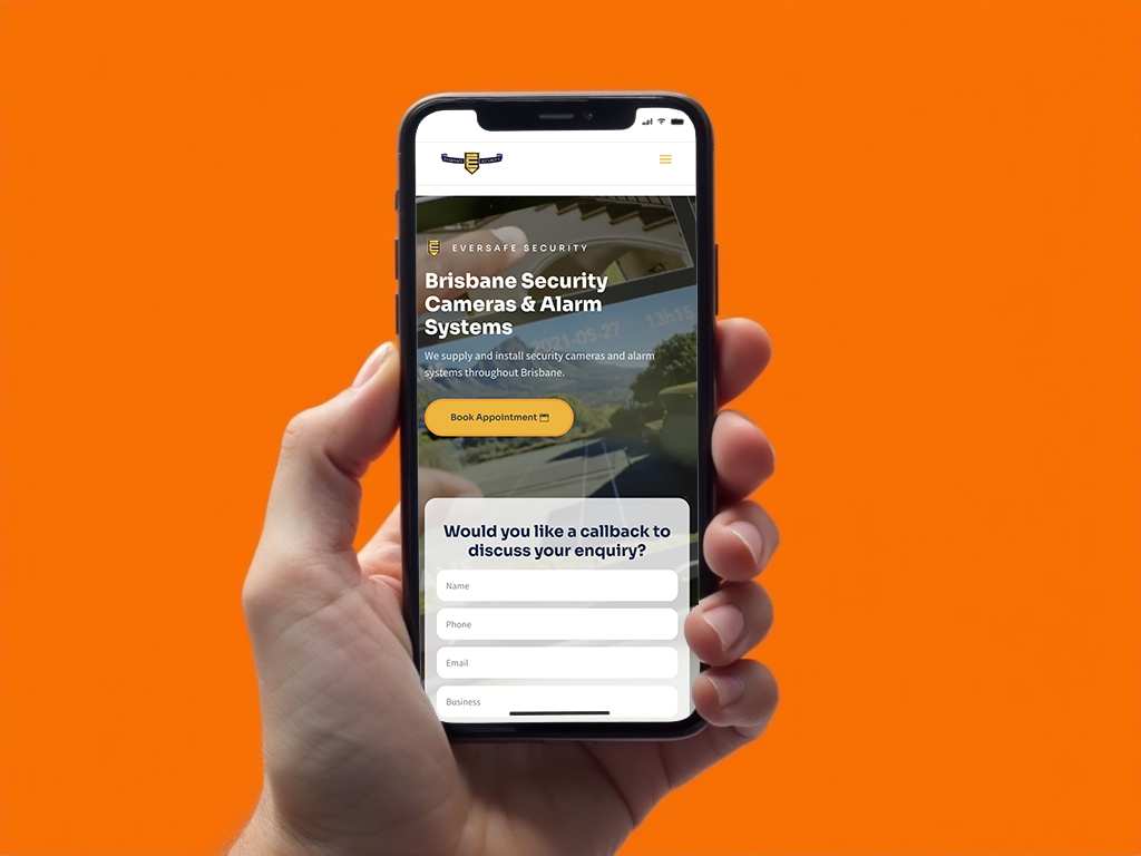 Eversafe Mobile responsive website design