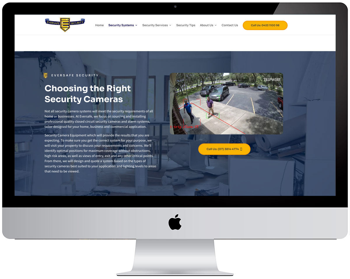 brisbane north webssite design portfolio item