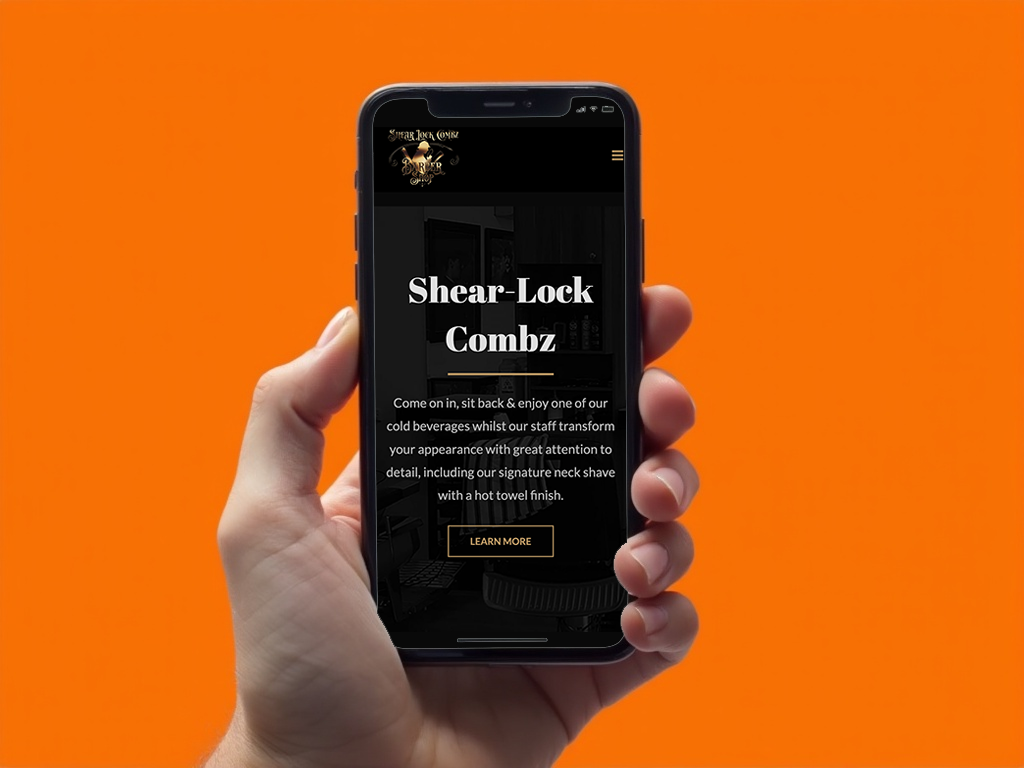 Shear Lock Mobile responsive website design