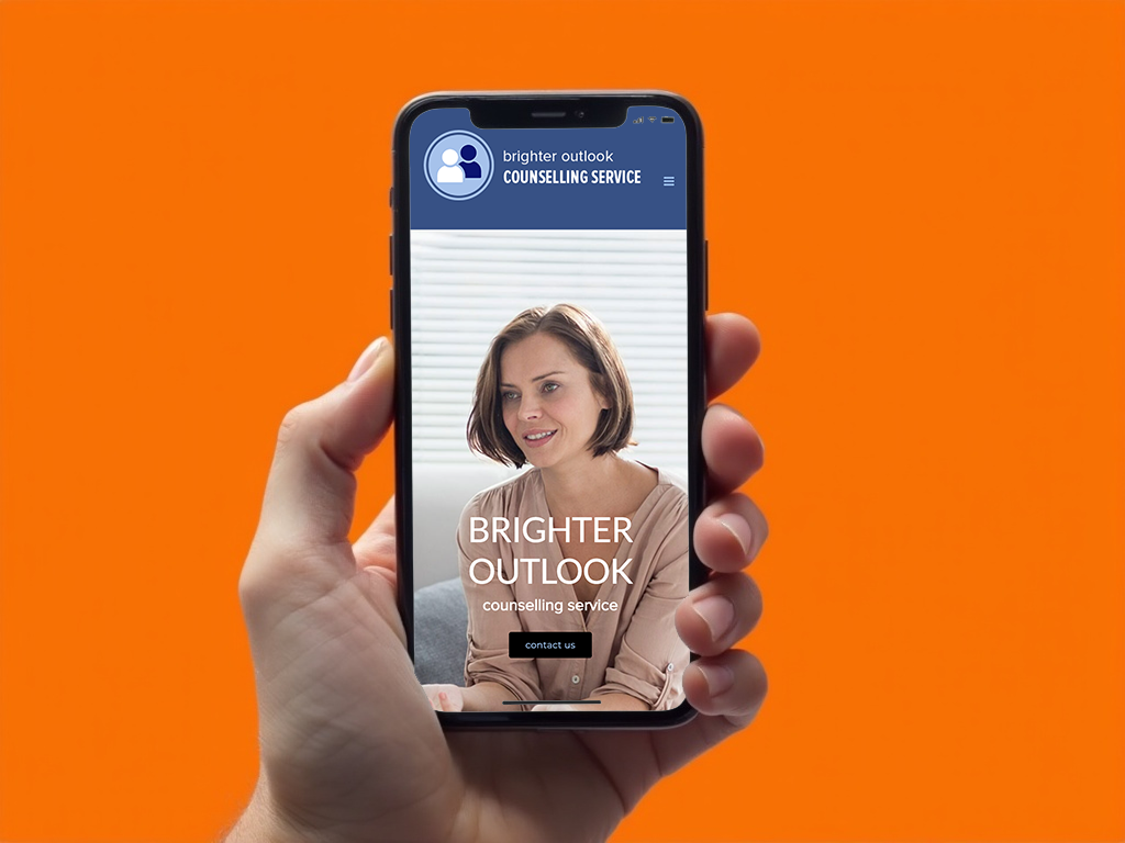 Brighter Outlook Mobile responsive website design