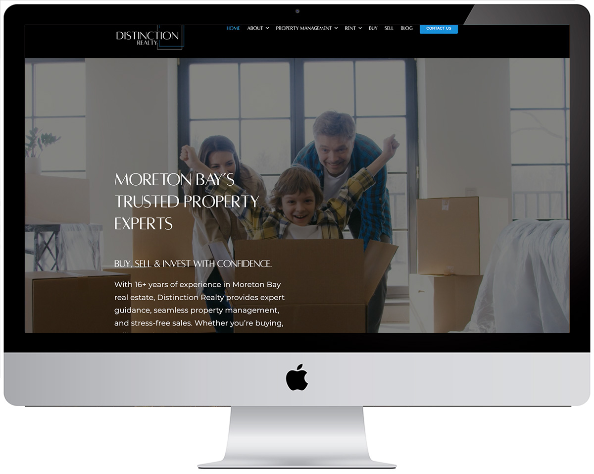 Dist - brisbane north website design portfolio item