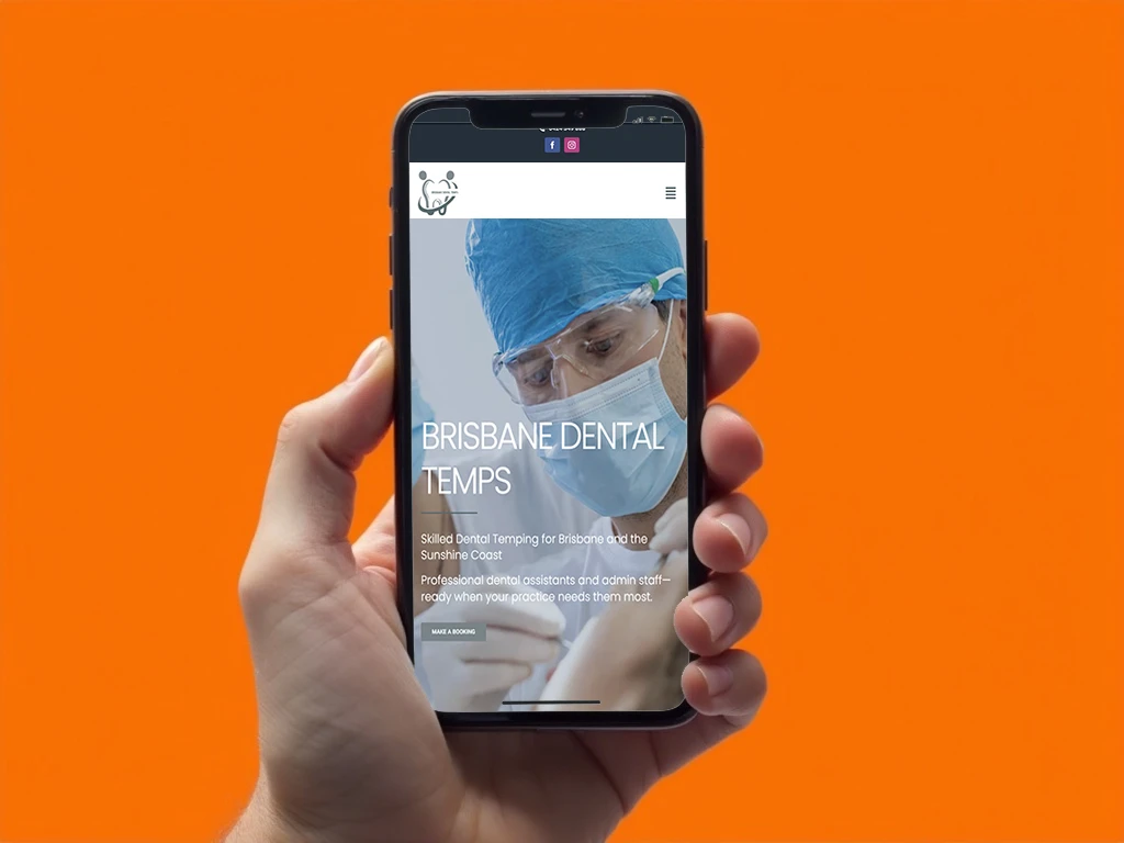 bdt-mobile Brisbane Dental Temps responsive mobile design