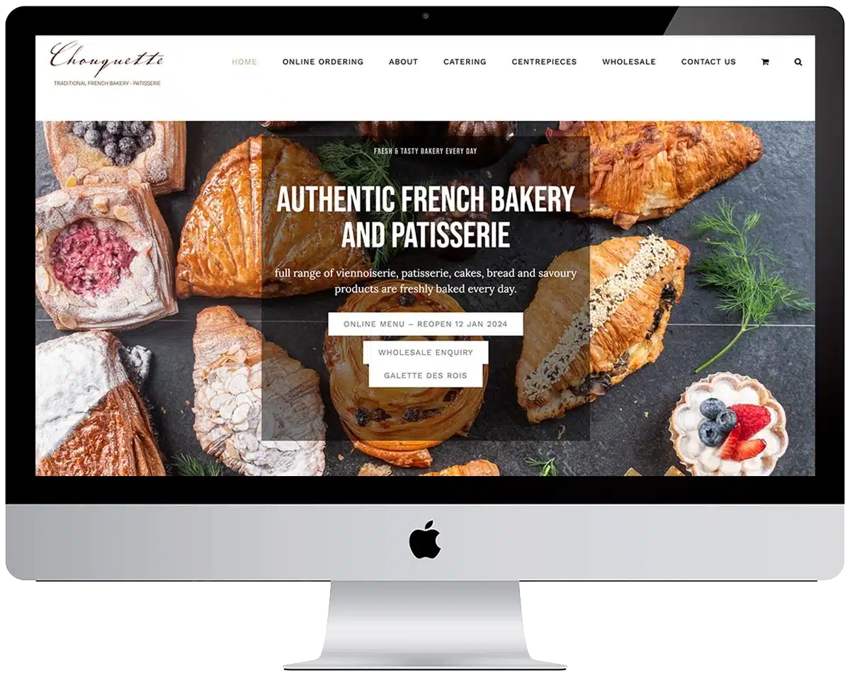 chouquette Chouquette Website Design