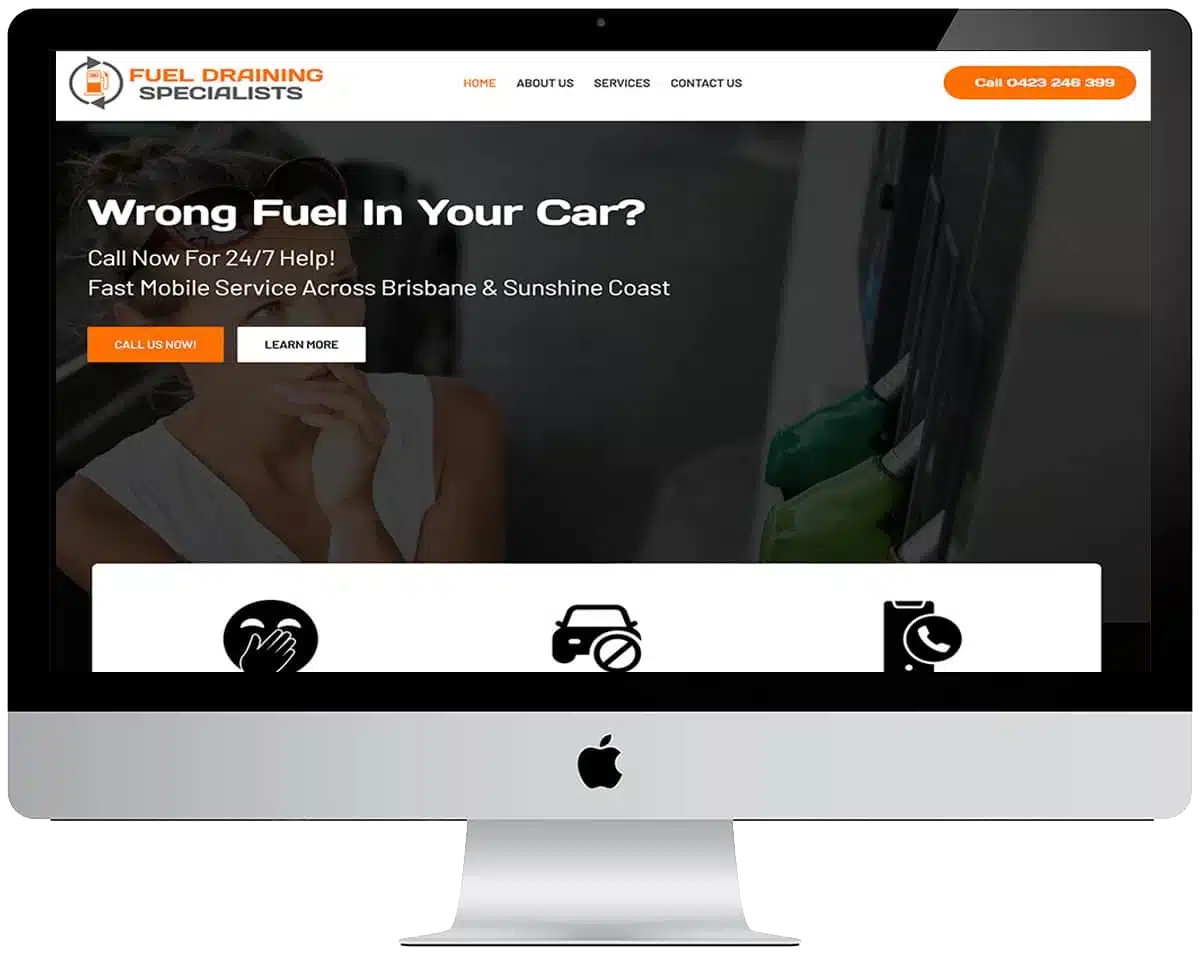 fuel-draining Fuel Draining Specialists Website Design