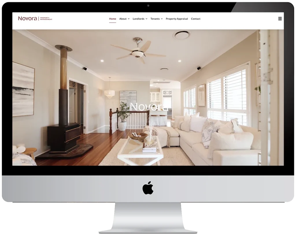 novora1 Novora Property Management Web Site Design
