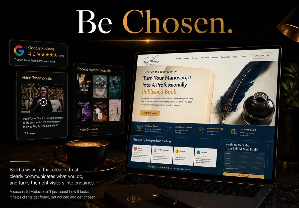 be-chosen Be Chosen means building a website that creates trust, clearly communicates what you do, and turns the right visitors into enquiries.