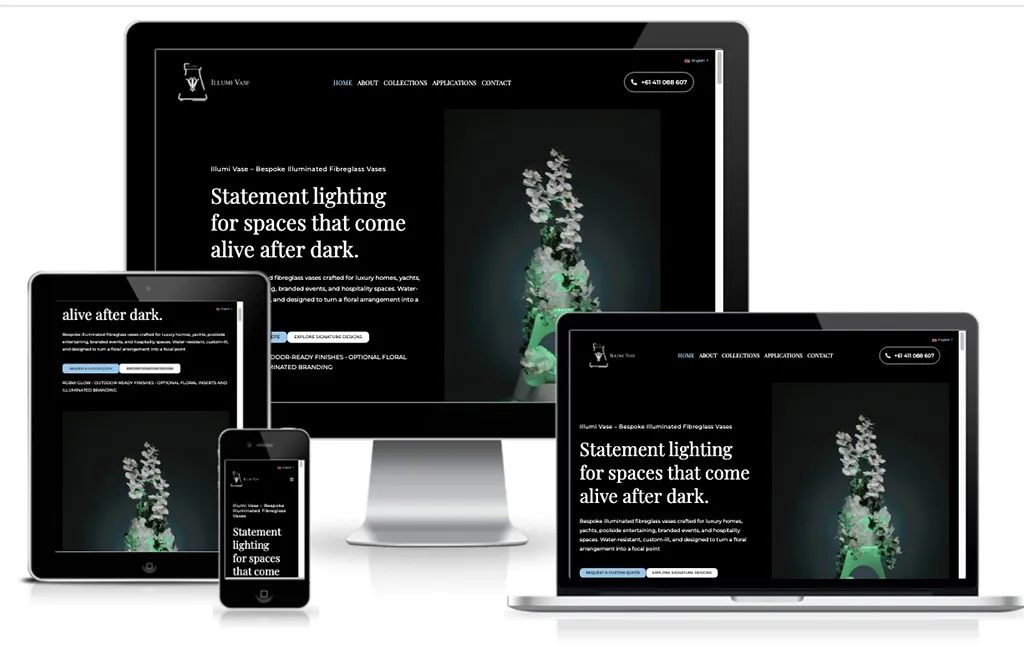 UmbrellaNET website design